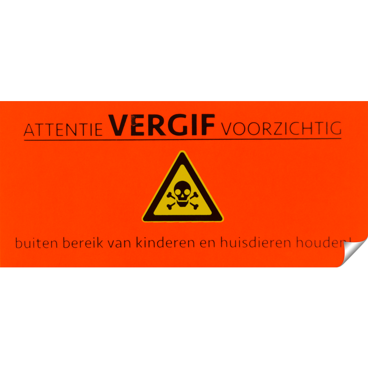 Foto van Sticker en Vergifen
