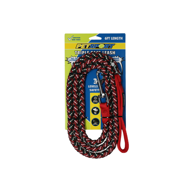 Foto van Triple Safe 6ft Leash Rood