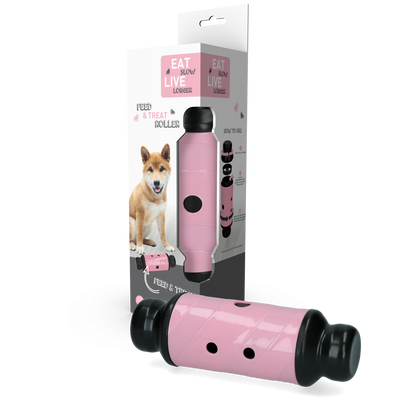 Foto van Eat Slow Live Longer Feed and Treat L Roze