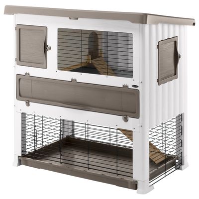 Ferplast Konijnenhok Grand Lodge 120+ Foto van Ferplast Konijnenhok Grand Lodge 120+