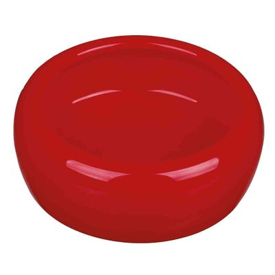 Foto van Trixie Voer/waterbak met afgeronde rand keramiek - 4 stuks