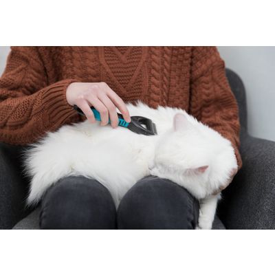 Foto van Trixie Universele Kam middel kunststof/metalen tanden - 2 stuks