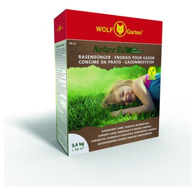 Wolf-Garten Natura Bio Gazonmest Foto van Wolf-Garten Natura Bio Gazonmest