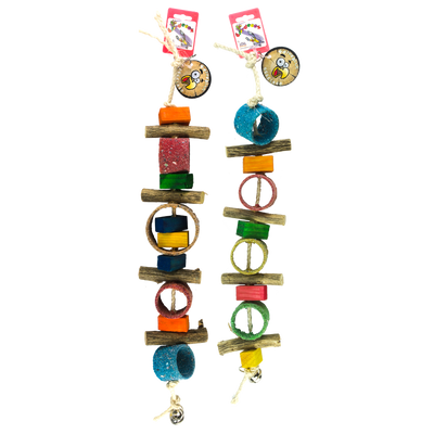 Foto van Birrdeeez Sekelbos Tubes Parrot Toy