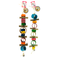 Birrdeeez Sekelbos Tubes Parrot Toy