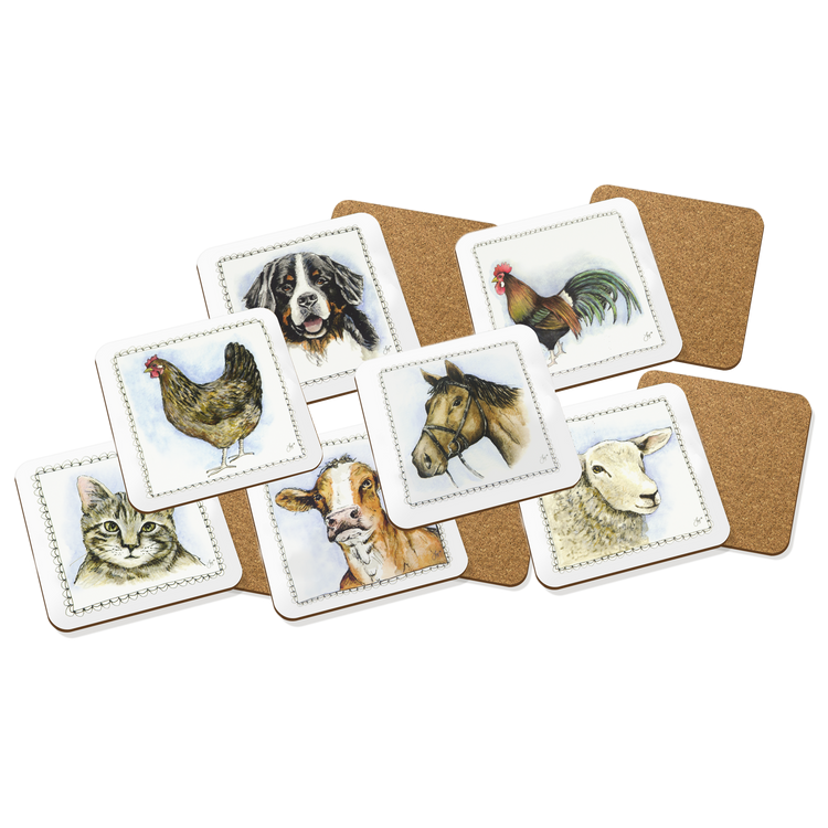 Foto van Boerenwinkel Onderzetters 7st