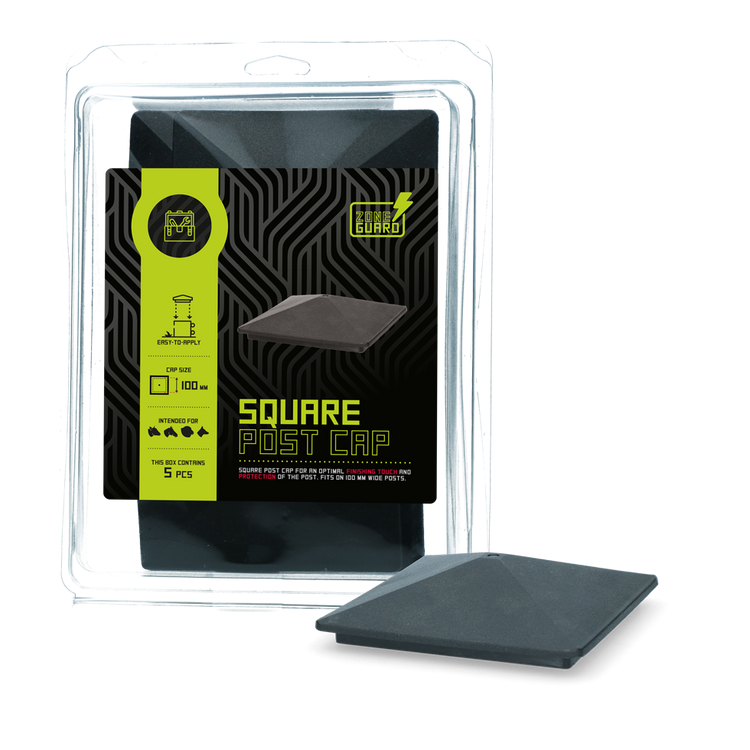 Foto van ZoneGuard Vierkant paalkapje 100 mm