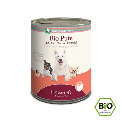 BIO ADULT Turkey with Turnip 800 gr. Foto van BIO ADULT Turkey with Turnip 800 gr.