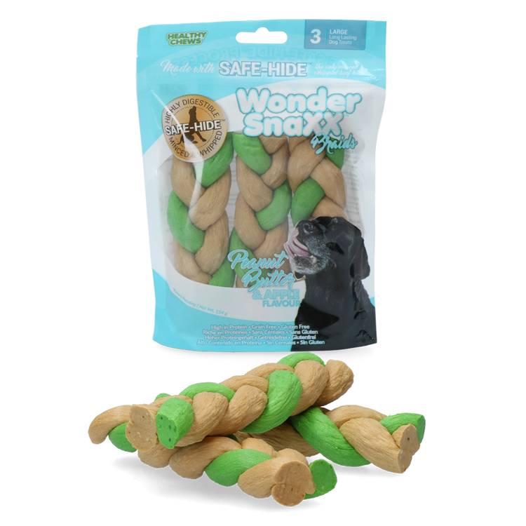 Foto van Wonder Snaxx Braid pinda en appel