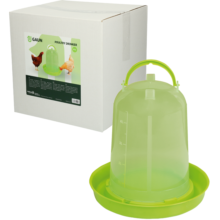 Foto van Pluimvee drinktoren 5 l green lemon