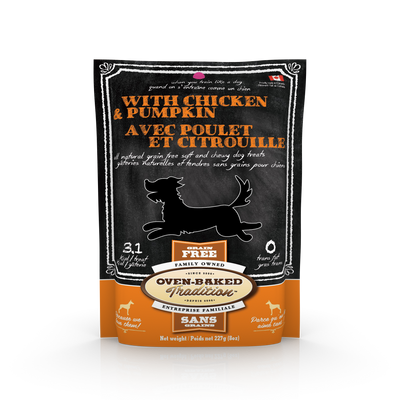 Foto van OBT Dog Treat Chicken & Pumkin 227 gr.