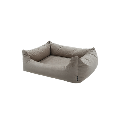 Foto van Madison Velours Dog Bed Taupe S