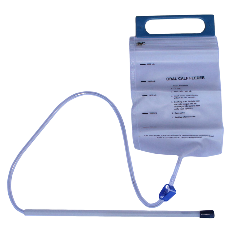 Foto van Ingeefsonde Kalf zak met rits