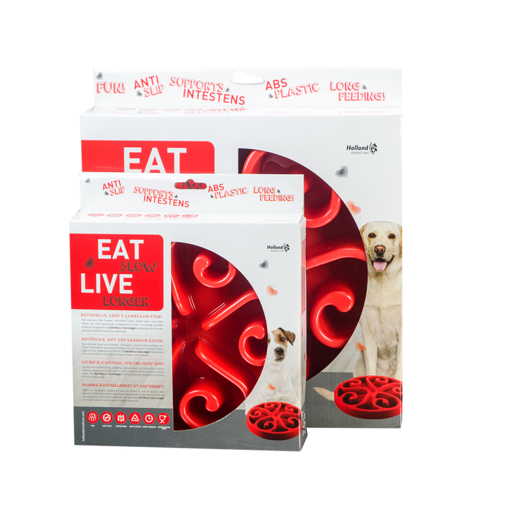 Foto van Eat Slow Live Longer Original Red S