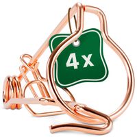 Woelmuizenval 4-delige set Bayrisch - Effectieve mollenbestrijding voor een verzorgd gazon Gardigo