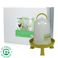 Pluimvee drinktoren 10 l Bio green lemon op pootjes