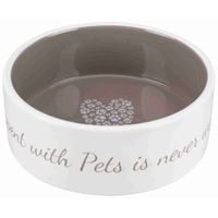 Trixie Voer/waterbak Pet&amp;#039;s Home keramiek - 4 stuks
