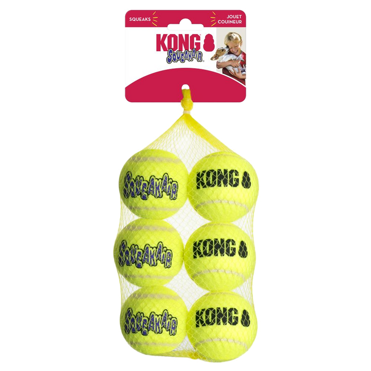 Foto van KONG SqueakAir Balls 6-pk Md EU