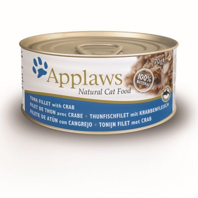 Foto van Applaws Kattenvoer Blik Tonijn & Krab 70 gr.