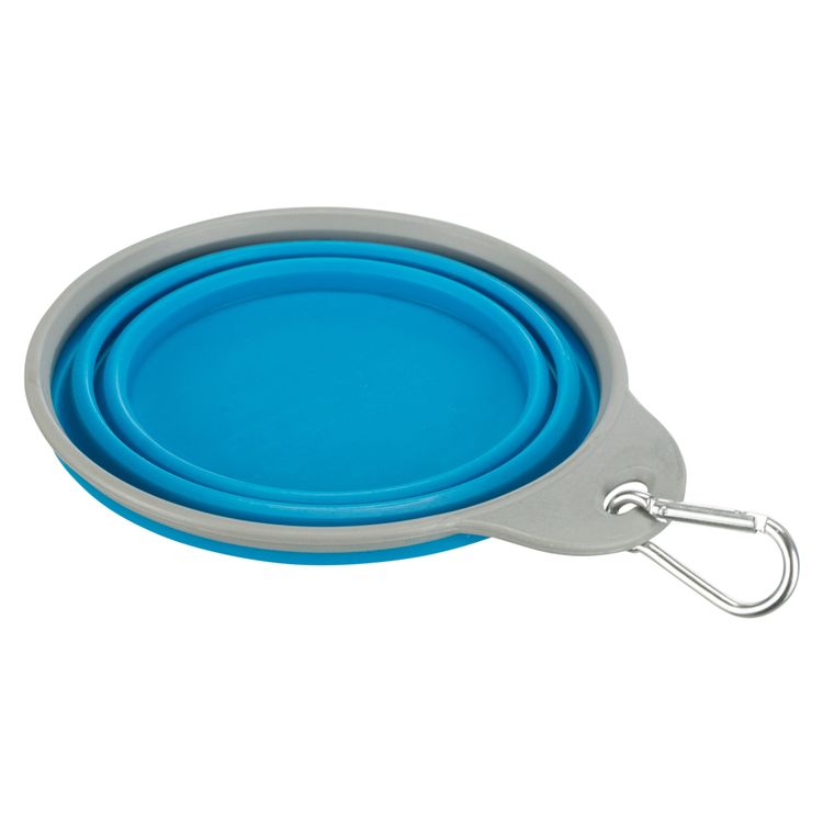 Trixie Reisbak silicone stevige rand - 4 stuks Foto van Trixie Reisbak silicone stevige rand - 4 stuks