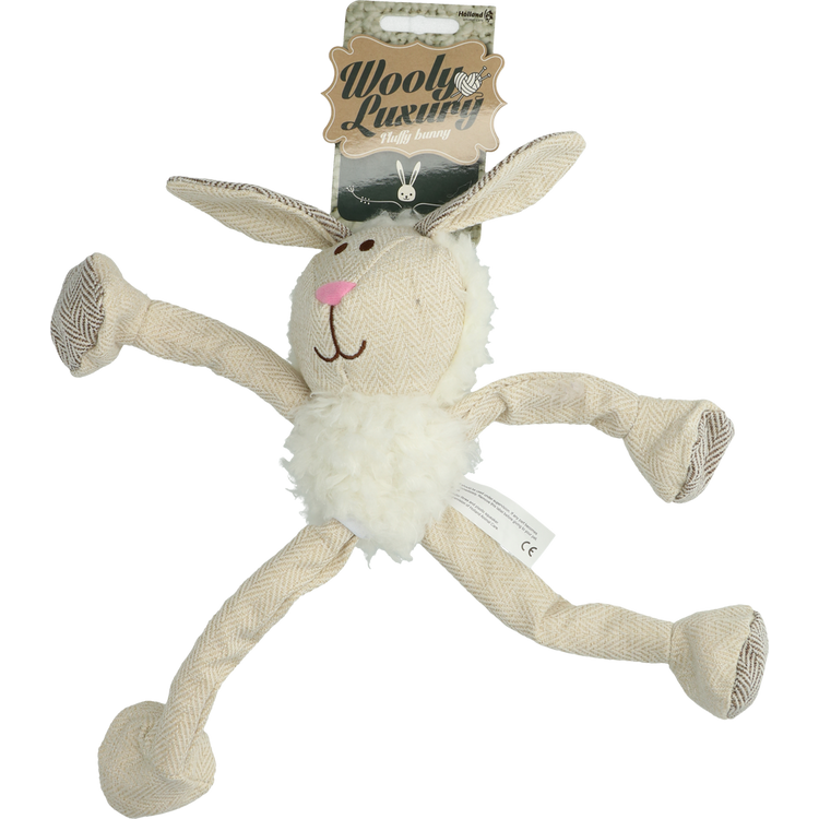 Foto van Wooly Luxury Fluffy Konijn Wit