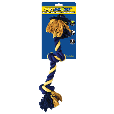 Foto van Monster 3 Knot Cotton Rope 55 cm