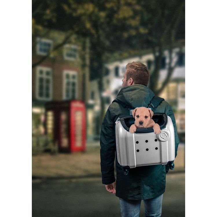 Foto van Compaws Trolley London 40 cm Grijs