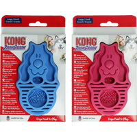 KONG ZoomGroom Rassberry Large