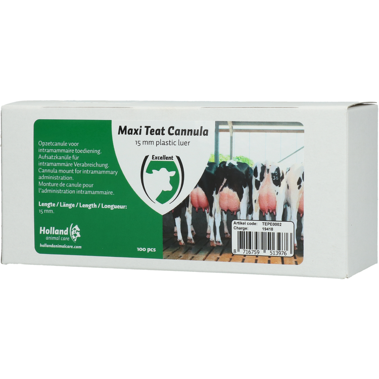 Foto van Maxi Teat cannula 15 mm plastic luer