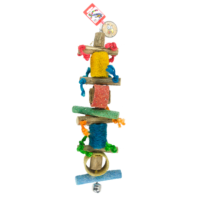 Foto van Birrdeeez Jumbo Macaw Parrot Rope Toy