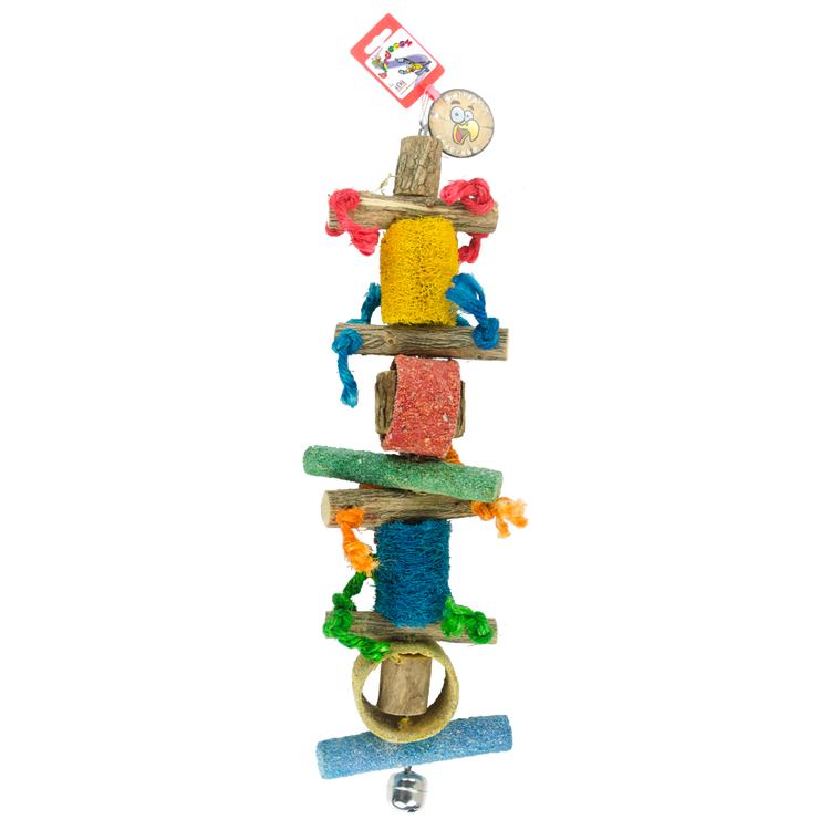 Foto van Birrdeeez Jumbo Macaw Parrot Rope Toy