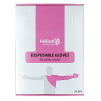 Wegwerp handschoen Schoudermodel roze