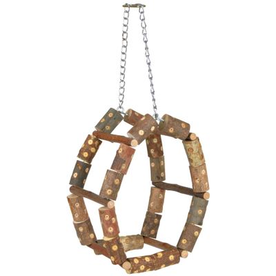 Foto van Trixie Klauterrek met ketting schorshout