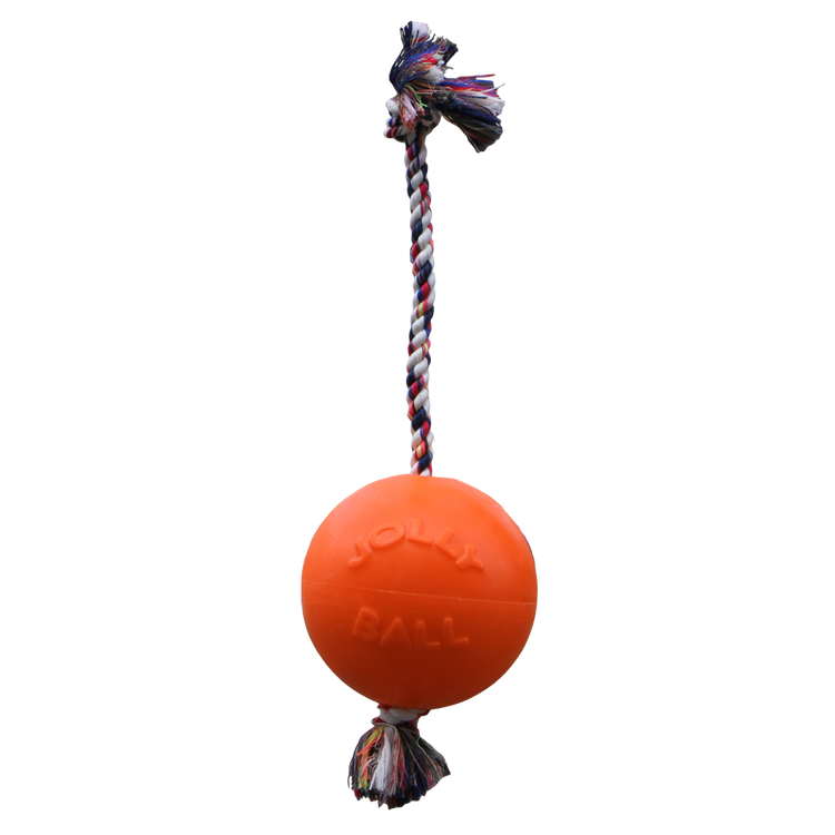 Foto van Jolly Ball Romp-n-Roll 10 cm Oranje (Vanillegeur)