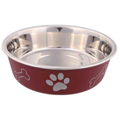 Foto van Trixie Voer/waterbak RVS/kunststof-ommanteling