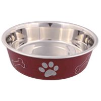 Trixie Voer/waterbak RVS/kunststof-ommanteling