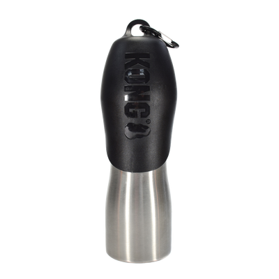 Foto van KONG H2O 740 ml rvs waterfles zwart
