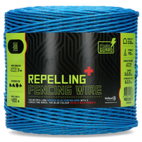 ZoneGuard 3 mm afwerend afrasteringsdraad blauw 400 m