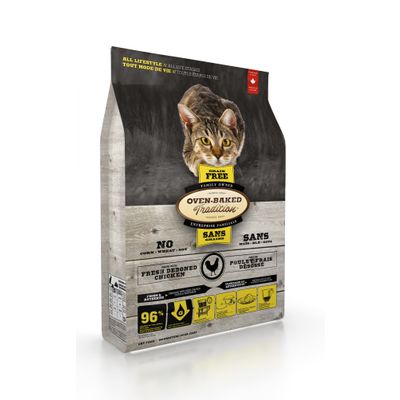 Foto van OBT Grain Free Cat Food Chicken 2.27 kg.