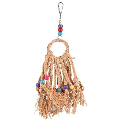 Foto van Flamingo Vogelspeelgoed ring en gekleurde kralen