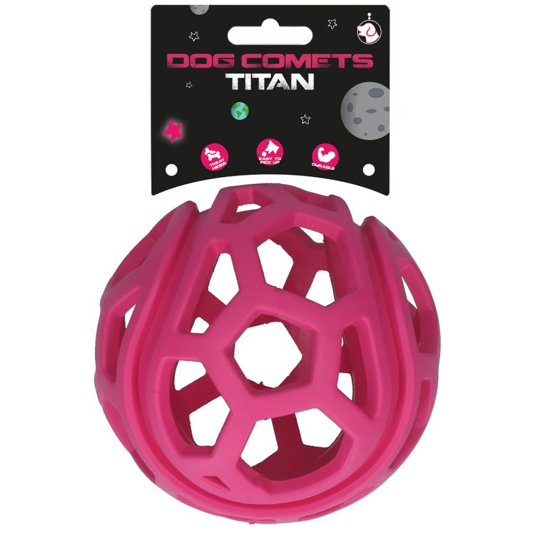 Foto van Dog Comets Titan Roze M 11.5 cm