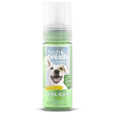 Foto van TropiClean Fresh breath oral care foam