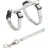 Trixie Junior Kittentuig met riem Kitty Cat motief - 4 stuks