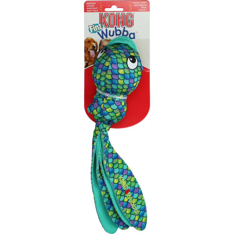 Foto van KONG Wubba Finz Blue Lg