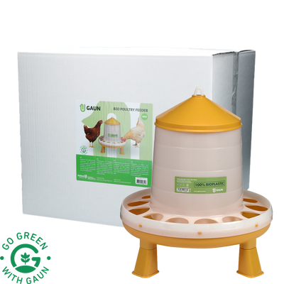 Foto van Pluimvee voertoren 8 kg Bio green lemon op pootjes