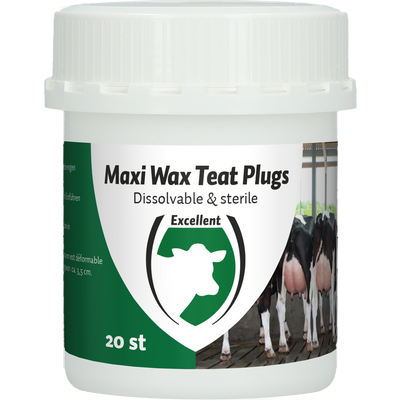 Foto van Maxi Wax Teat Plugs