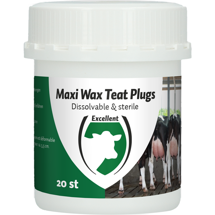 Foto van Maxi Wax Teat Plugs