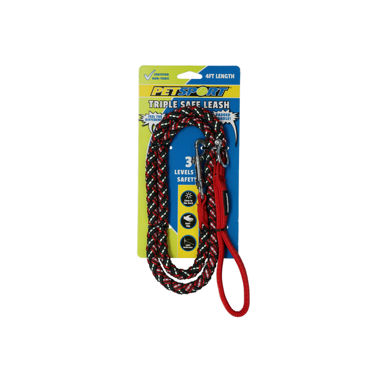 Foto van Triple Safe 4ft Leash Rood