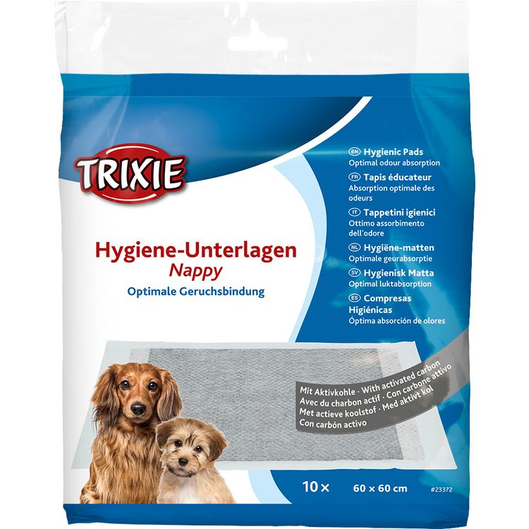 Trixie Hygiëne-onderlegger Nappy actieve koolstof - 7 stuks Foto van Trixie Hygiëne-onderlegger Nappy actieve koolstof - 7 stuks