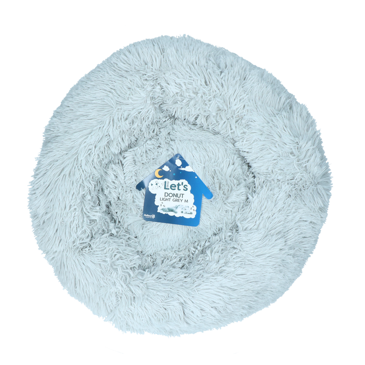 Foto van Let's Sleep Donut 50 cm Lichtgrijs